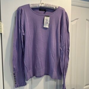 Ralph Lauren Lavender Knit Top